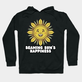 Cute Happy Sun Illustration Hoodie